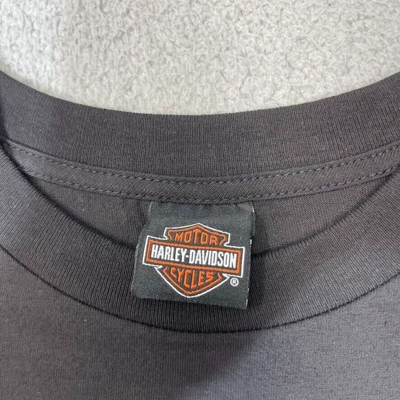 Harley Davidson Shirt Men Large Black Daytona Bruce Rossmeyer Back Print Bravado - Picture 6 of 14
